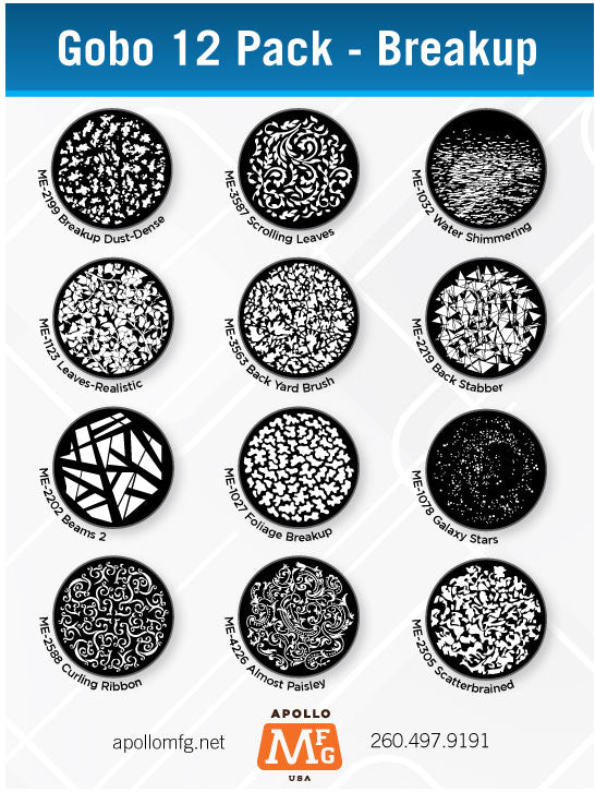 Gobo 12 Pack Breakup Apollo MFG