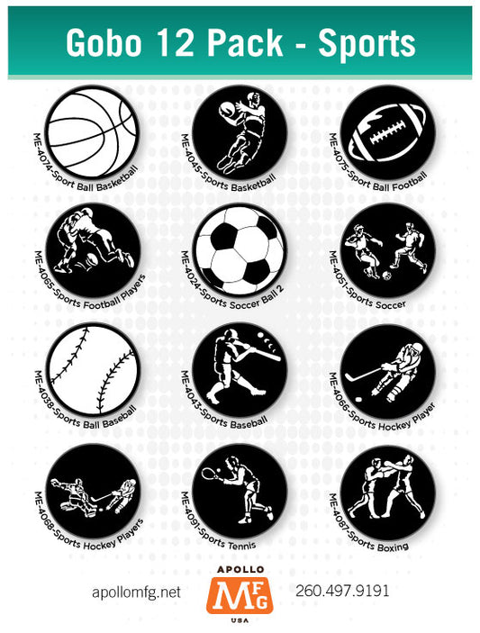 Gobo 12 Pack - Sports