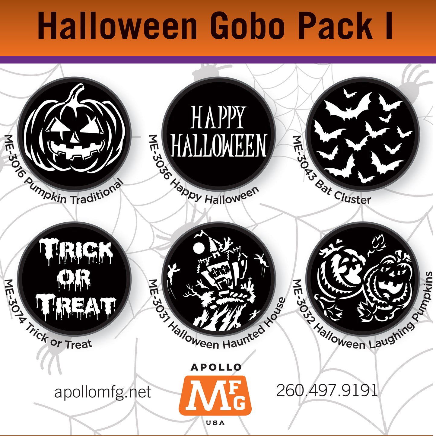 Gobo 6 Pack - Halloween 1