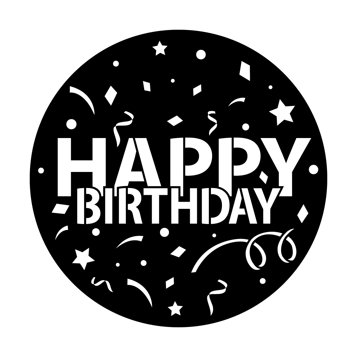 ME-9266 Confetti Birthday