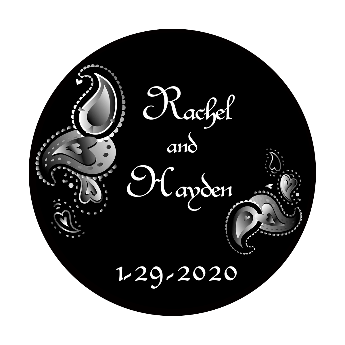 WED-G11 Paisley Hearts - Quintly