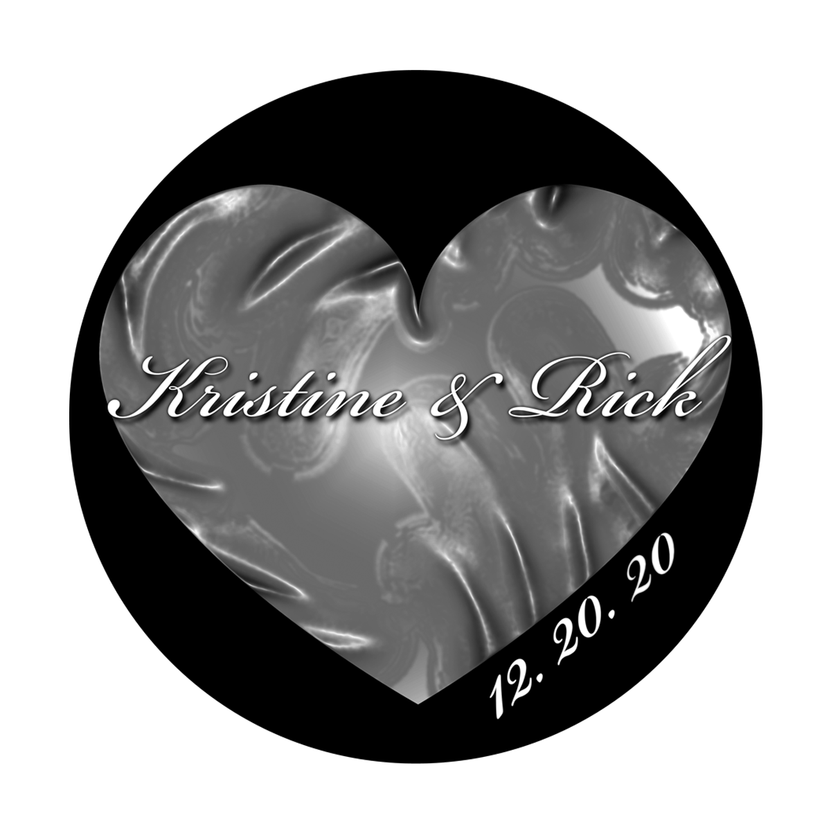 WED-G2 Satin Heart - Bickham Script Pro