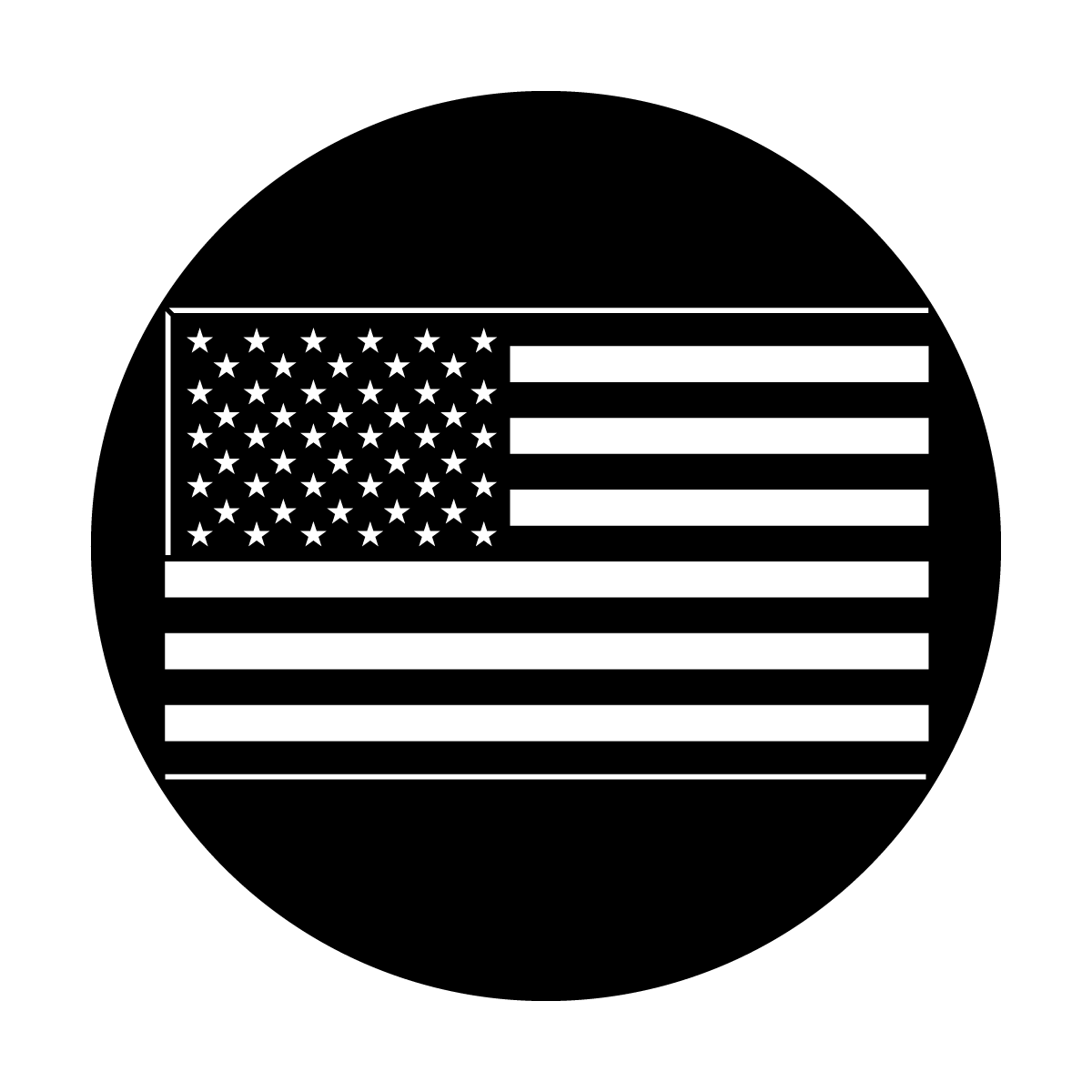 ME-2523 American Flag Flat