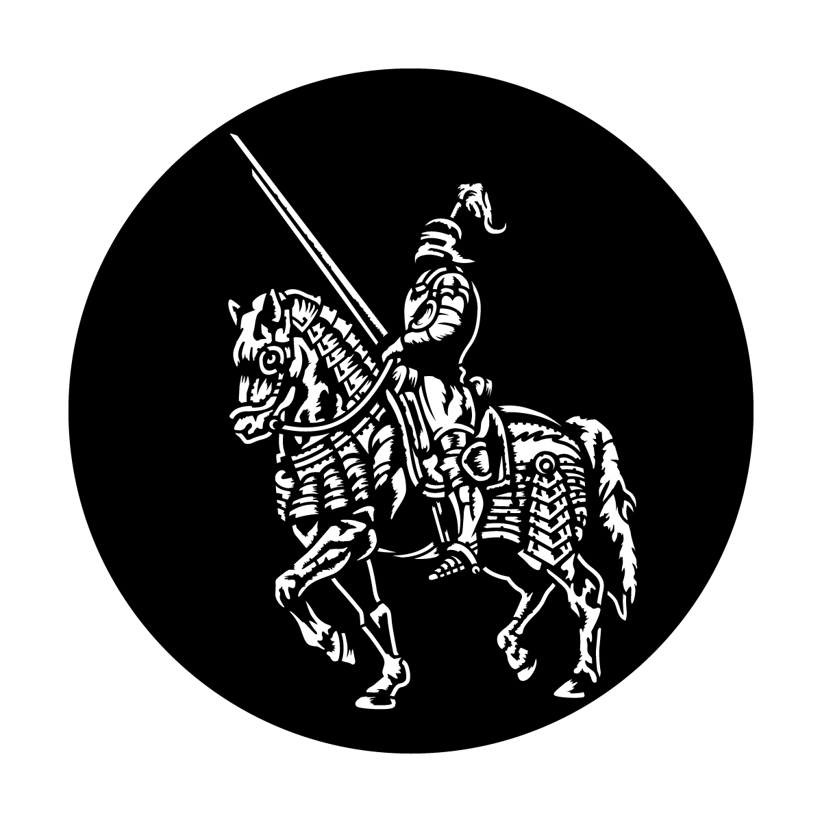 ME-2537 Knight on Horse