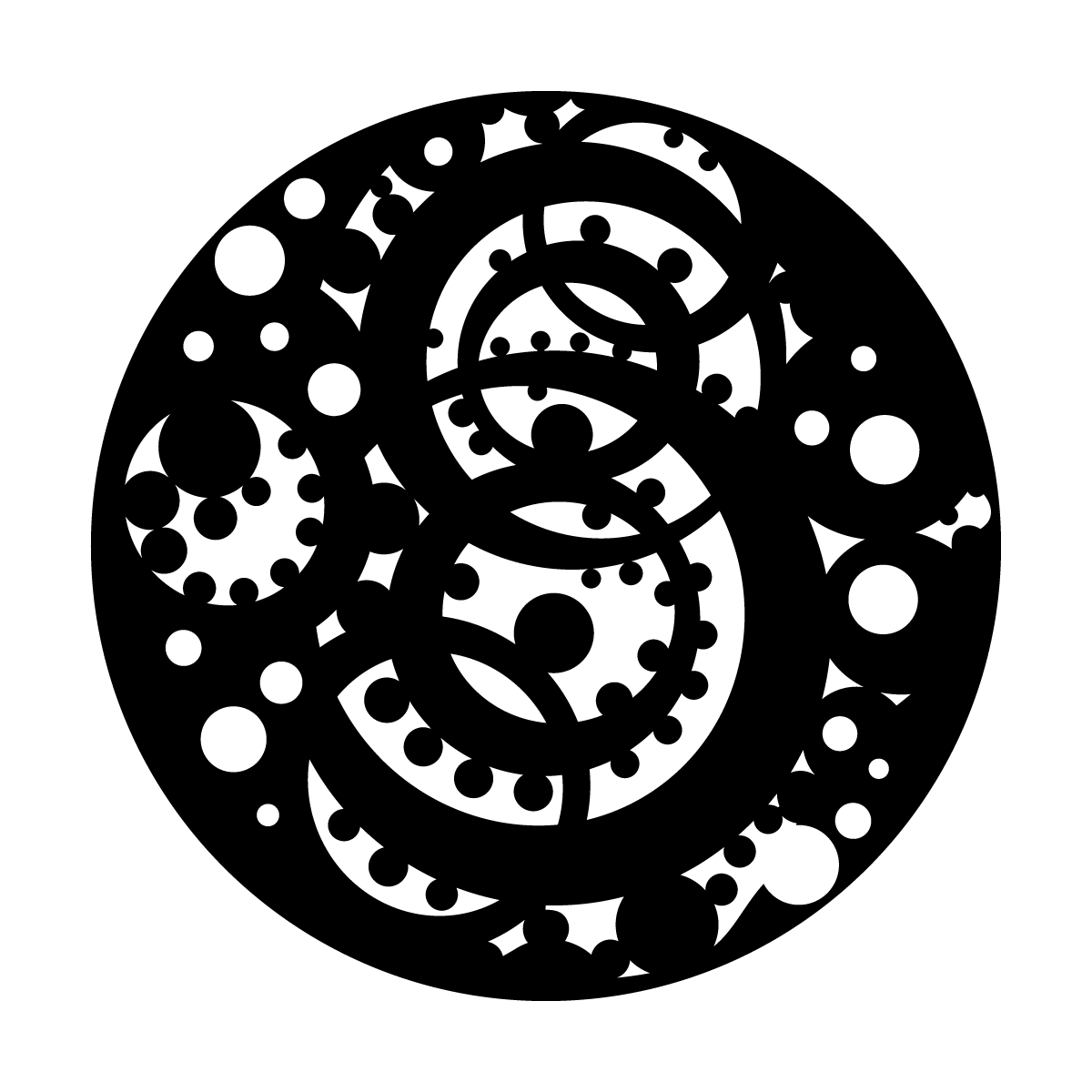 Metal Gobo Hectic Circles contact-us-burleigh-waters-qld-hectic-pools