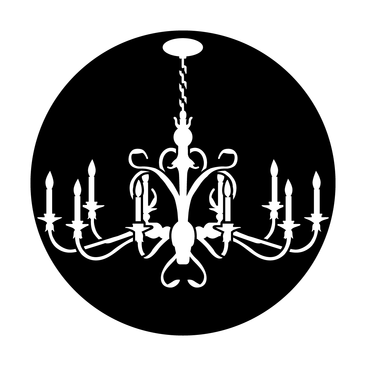 ME-4244 Candlelit Chandelier