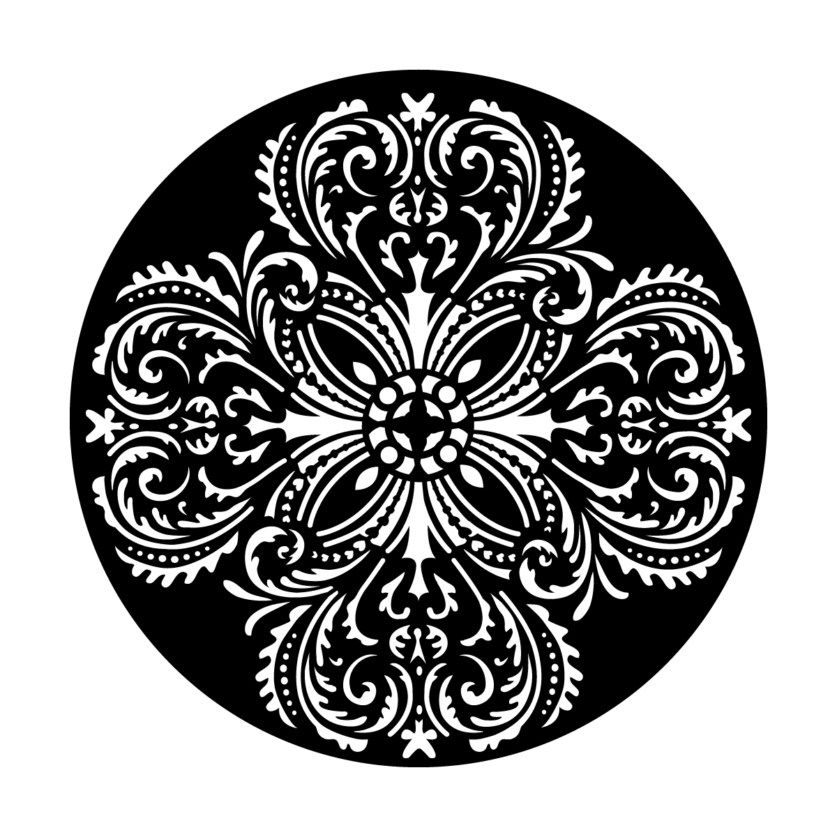 Metal Gobo Romantic Doilies Metal Gobo Romantic Doilies