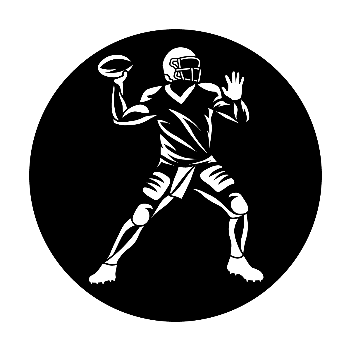 ME-9198 Sports Football Quarterback