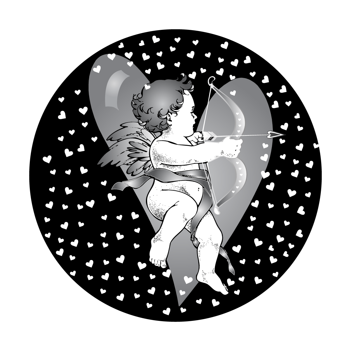 SR-1121 Cupid with Heart