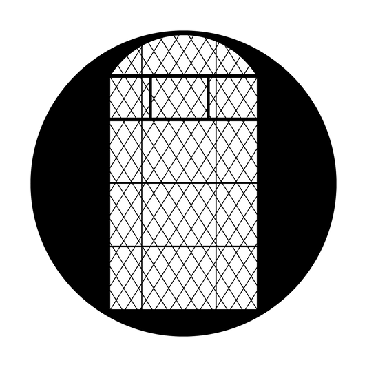 SRDS-8044 M. Skinner - Arched Lattice Window