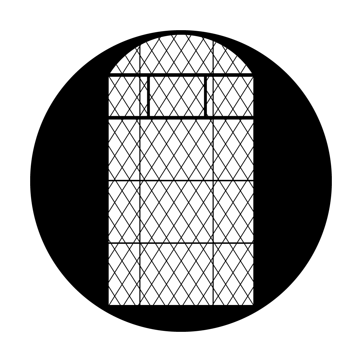 SRDS-8044 M. Skinner - Arched Lattice Window