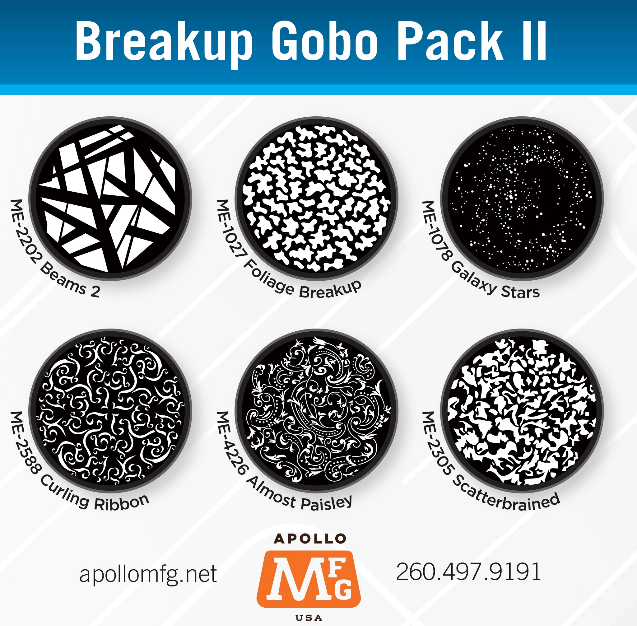 Apollo MFG Gobo Packs
