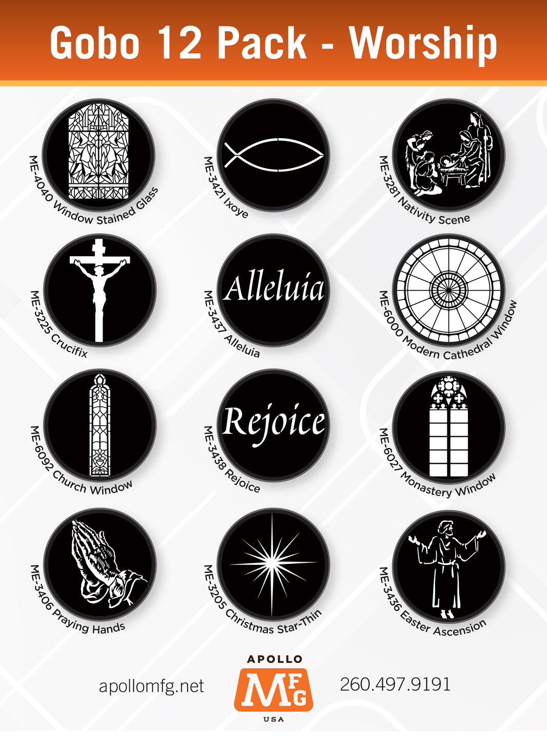 Apollo MFG Gobo Packs