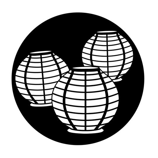 ME-9244 Three Paper Lanterns
