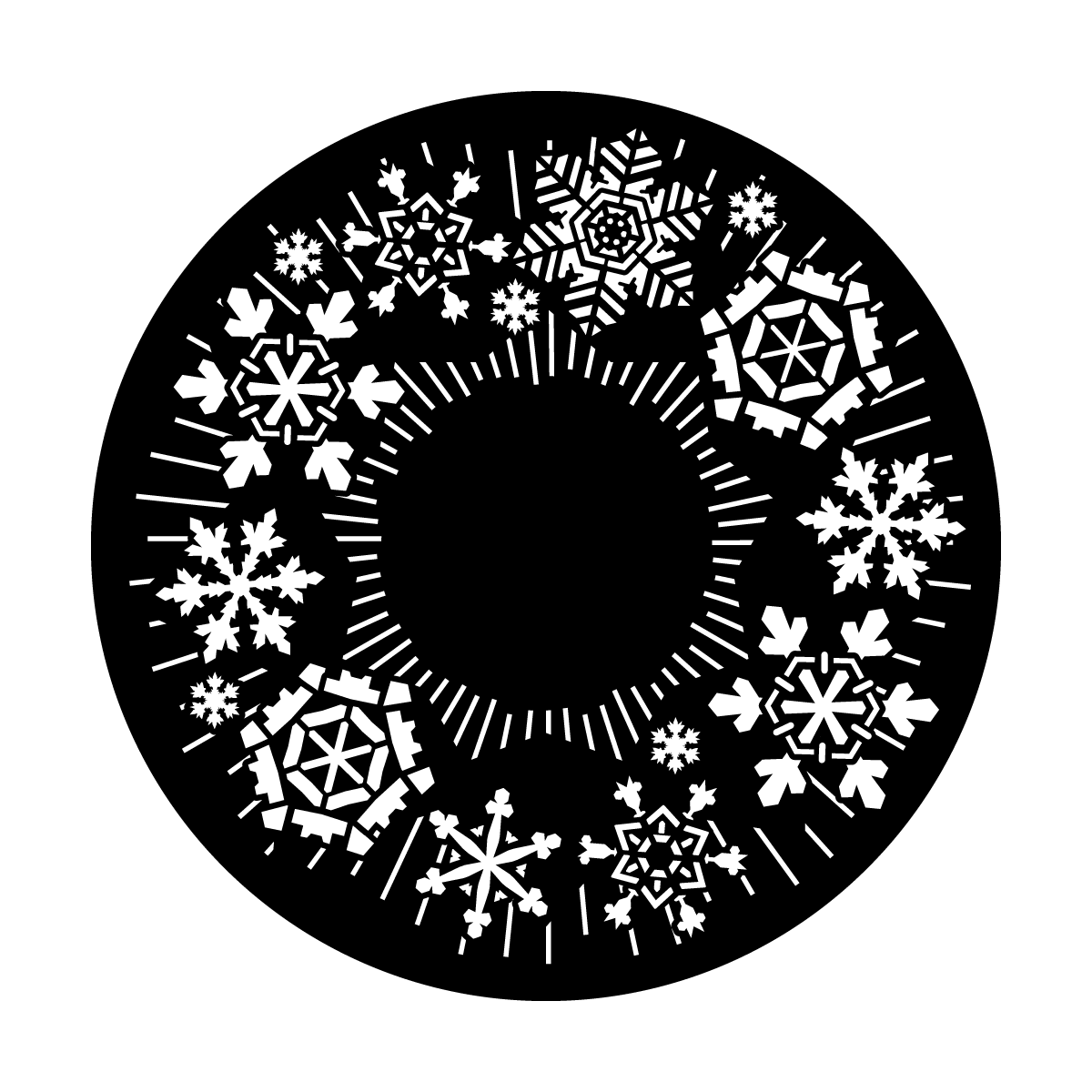 ME-9249 Snowflake Wreath