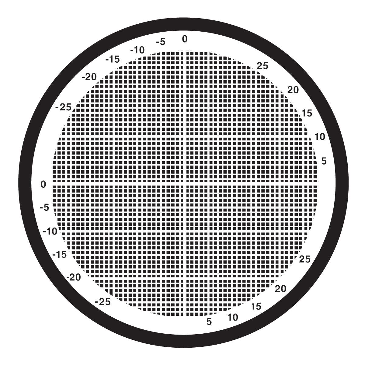 B&W Gobo | Keystone Grid