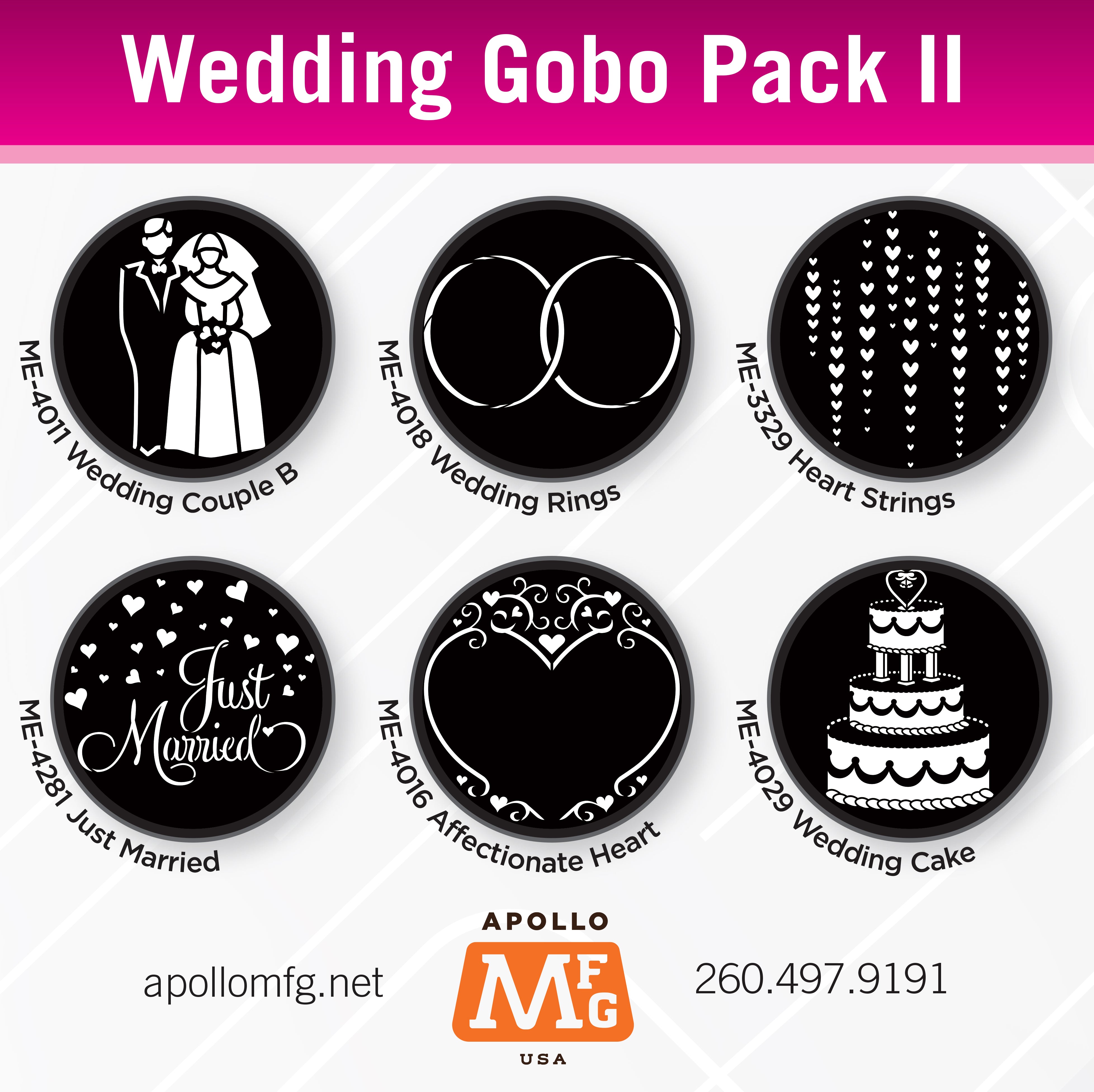 Apollo MFG Gobo Packs