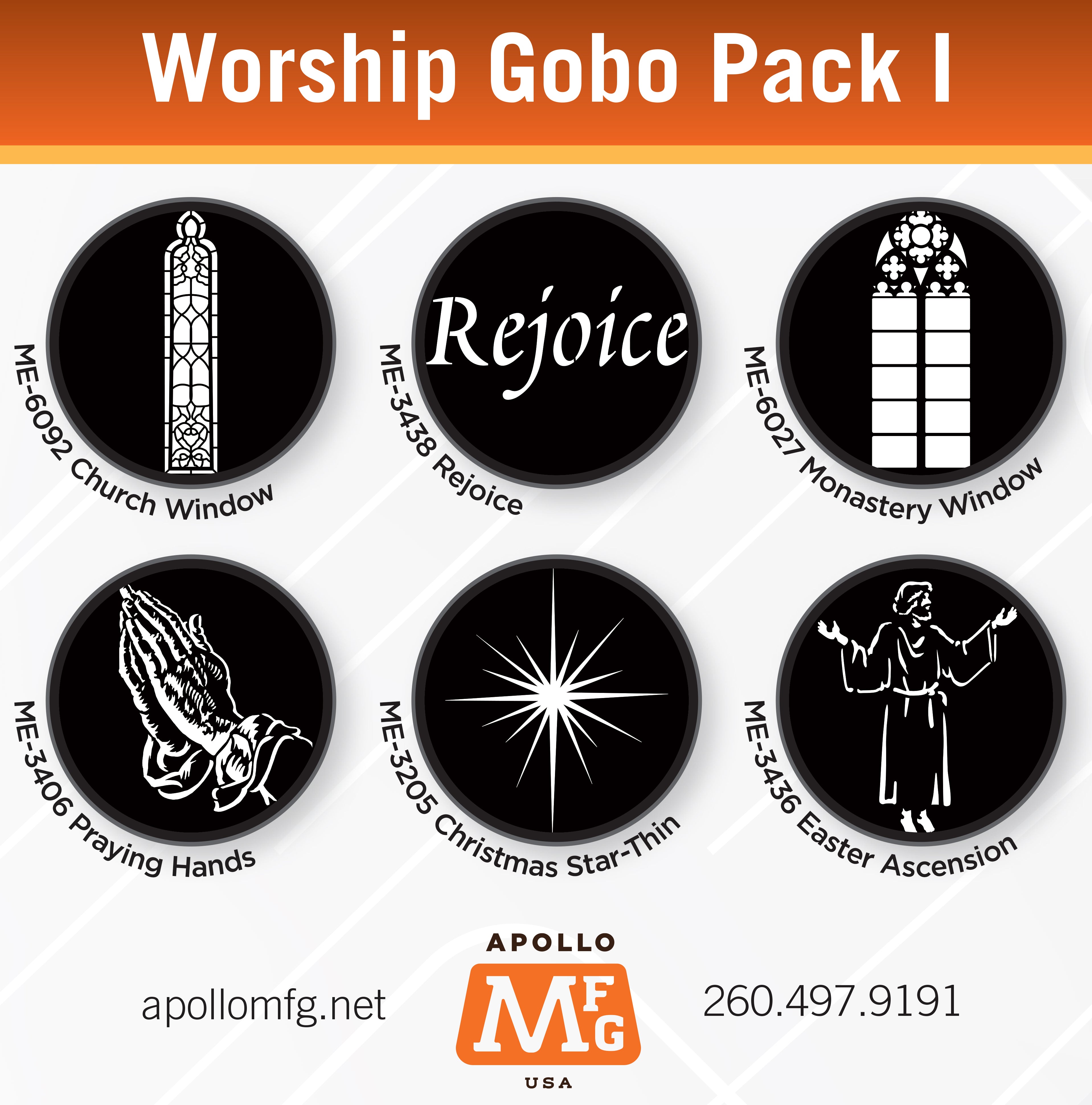 Apollo MFG Gobo Packs