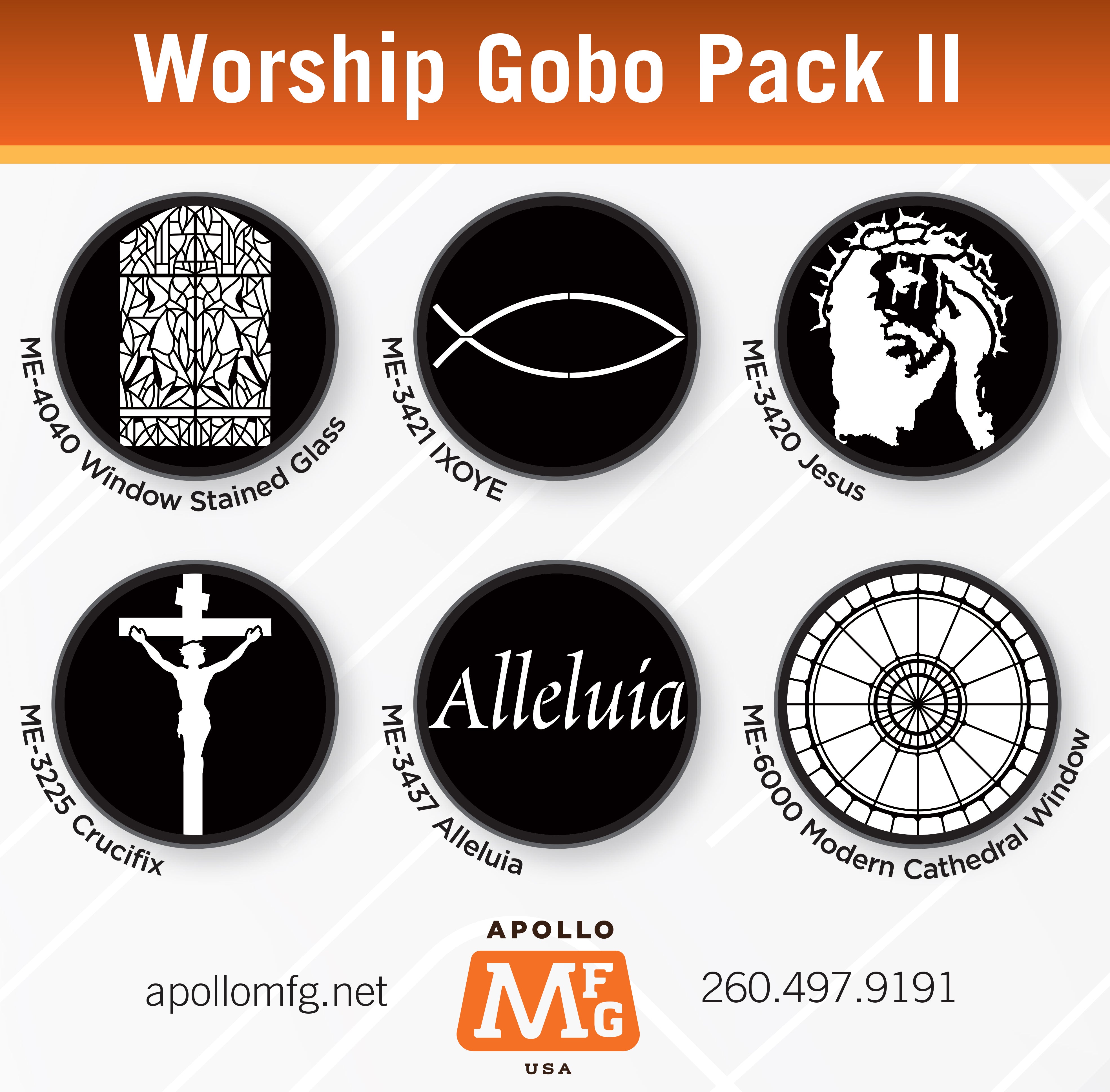 Apollo MFG Gobo Packs