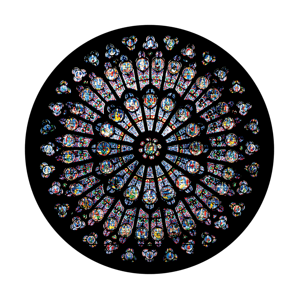 Full Color Gobo | Cathedral Glass