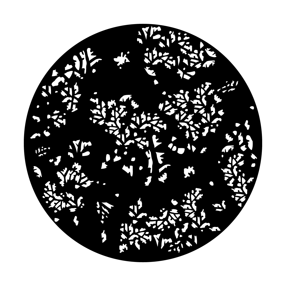 Examples Of Gobos Metal Gobo | Foliage Natural - Light