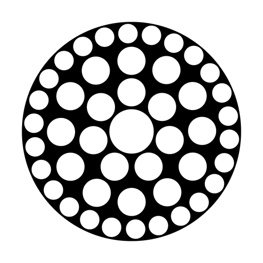 ME-2111 Dots Pattern Round