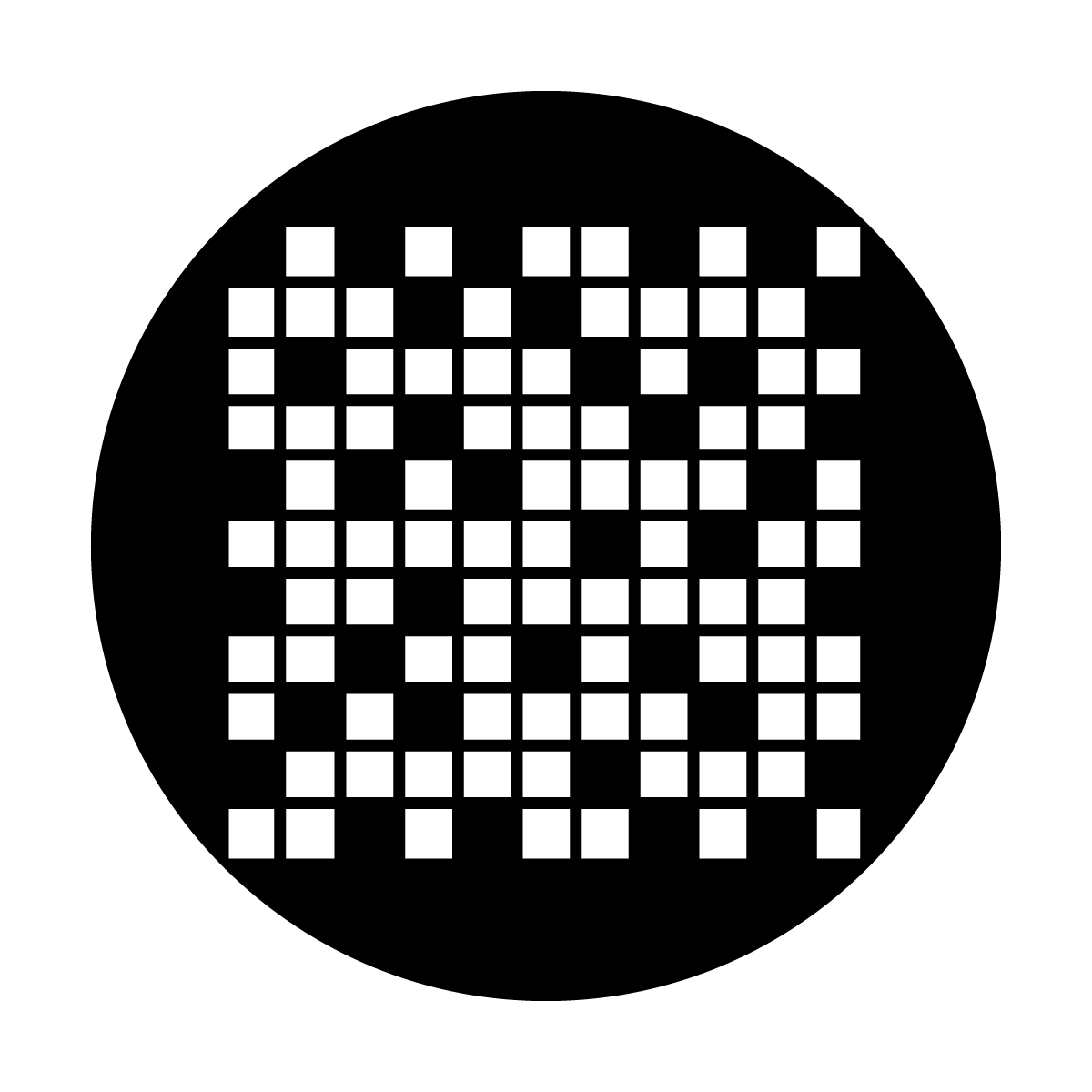 Metal Gobo | Computer Grid