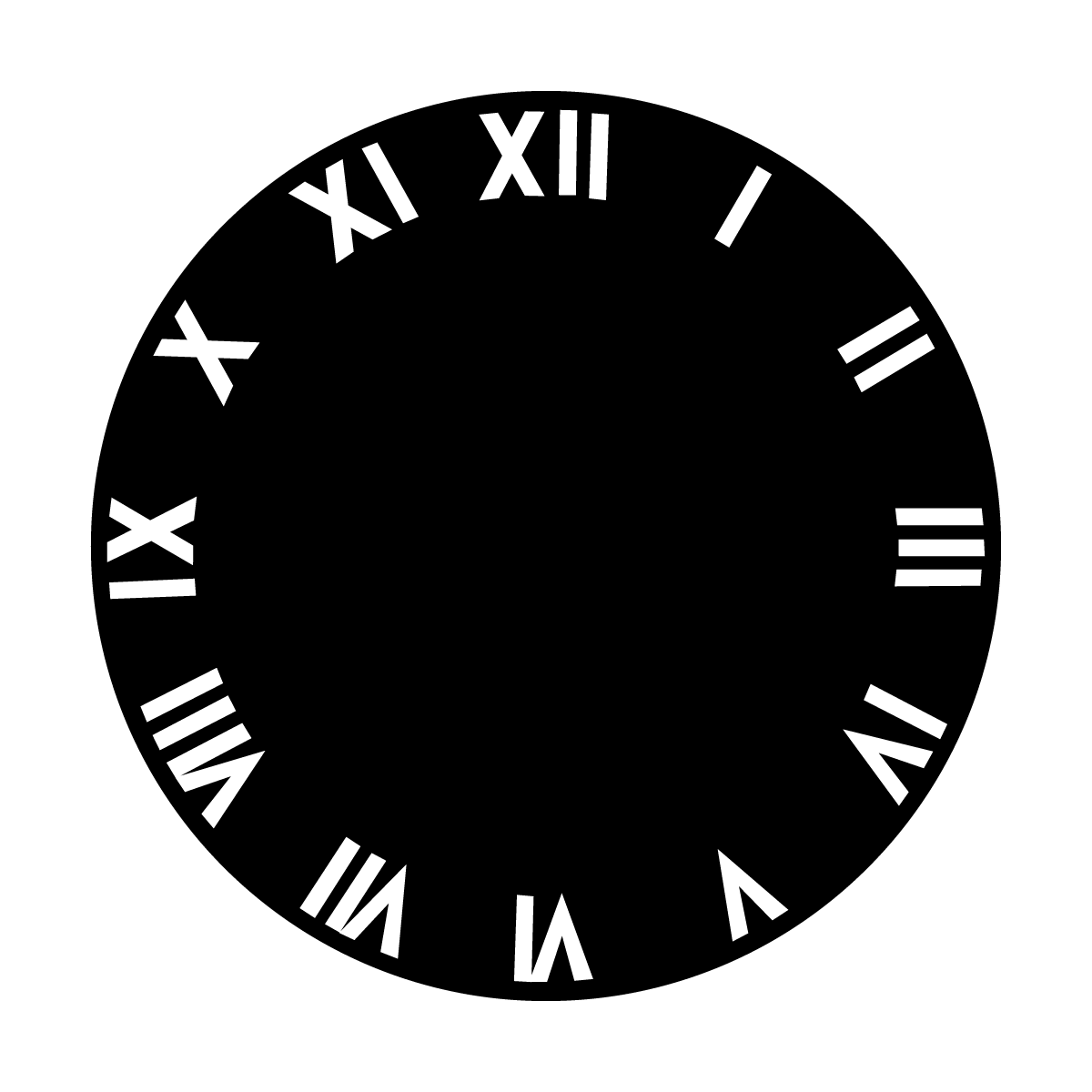 ME-2505 Clock Roman Numeral