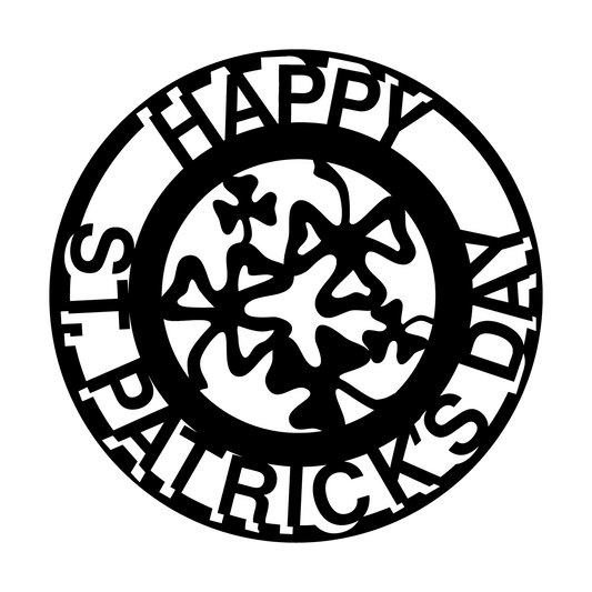 ME-3499 St. Patrick's Day Happy Circle