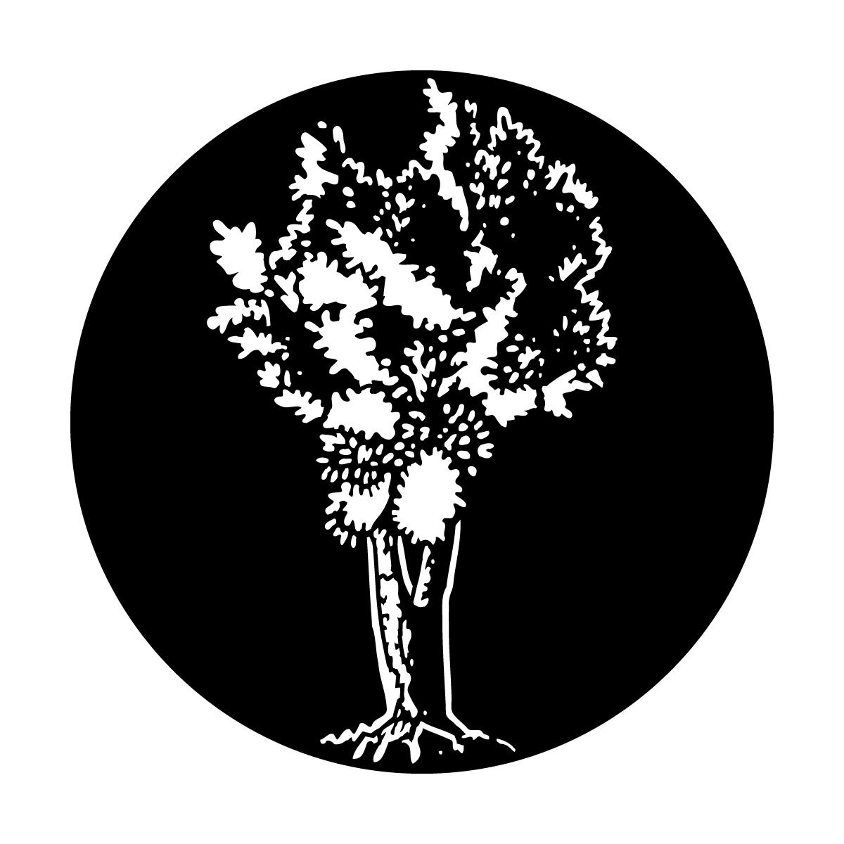 Tree Gobo Alpha Metal Gobo | Trees - Olive
