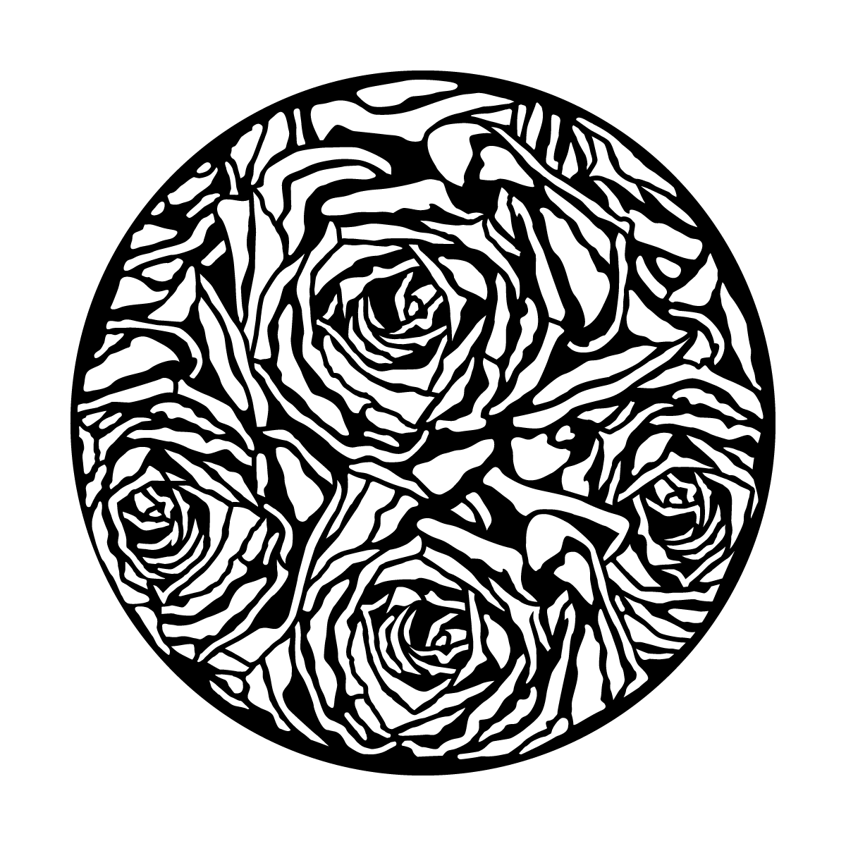 ME-4246 Roses Mosaic