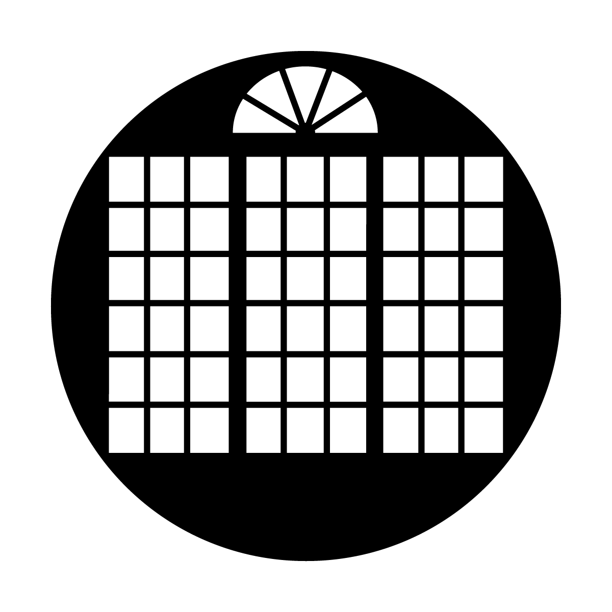 Metal Gobo | Window French Bay