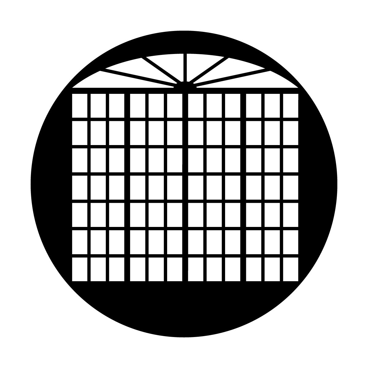 Metal Gobo | Large French Window