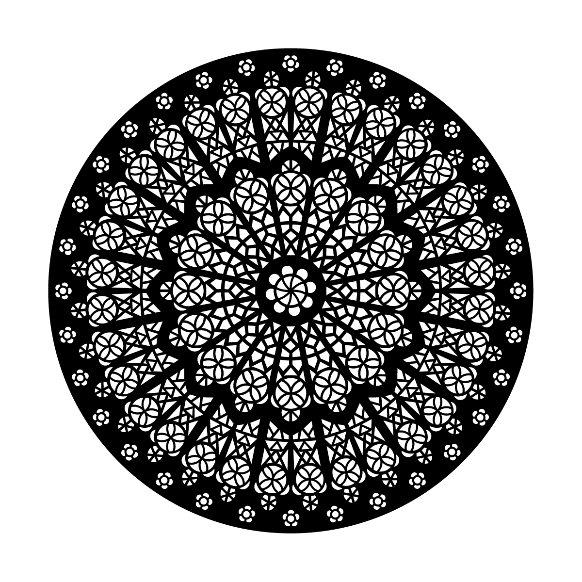 Metal Gobo | Our Lady Window