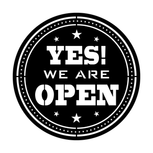 ME-9174 Yes We Are Open