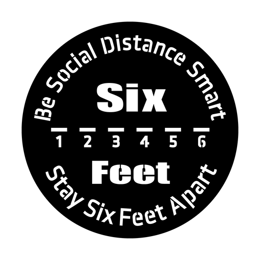 ME-9177 Stay Six Feet Apart