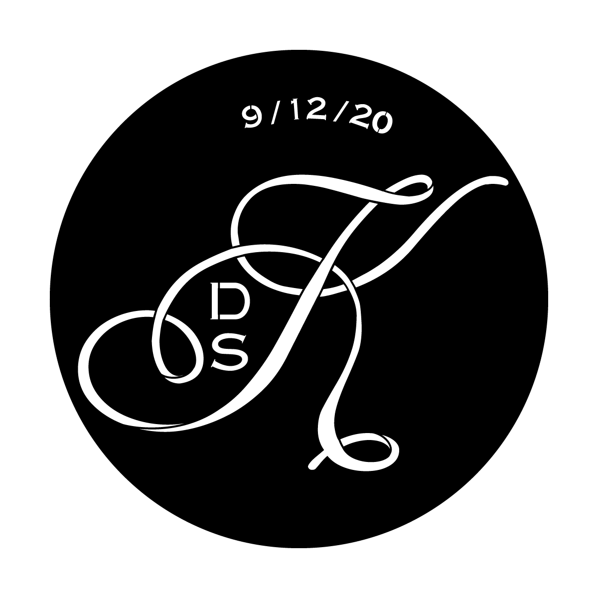 WED-S40 Initials - Alexei Copperplate ITC, Copperplate Gothic BT