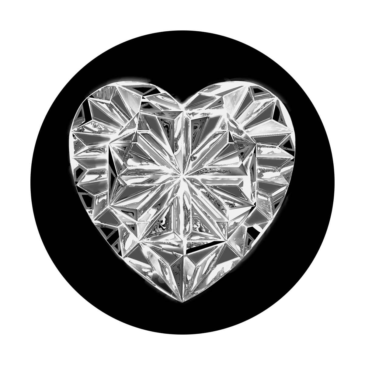 SR-0193 Crystal Heart