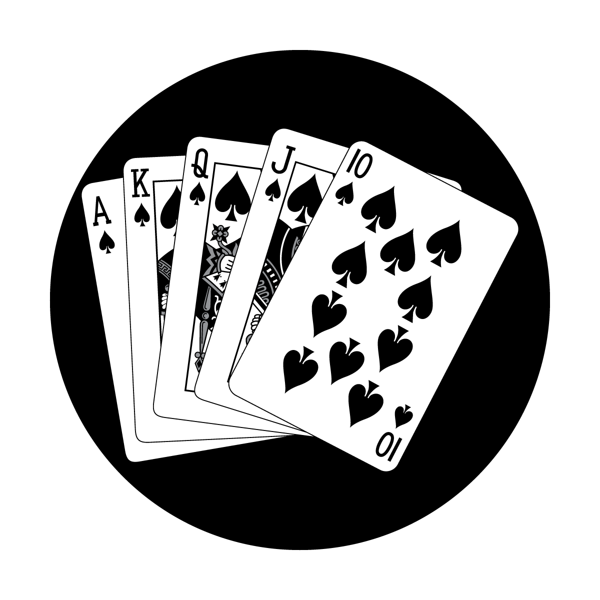 SR-0209 Straight Royal Flush Spades