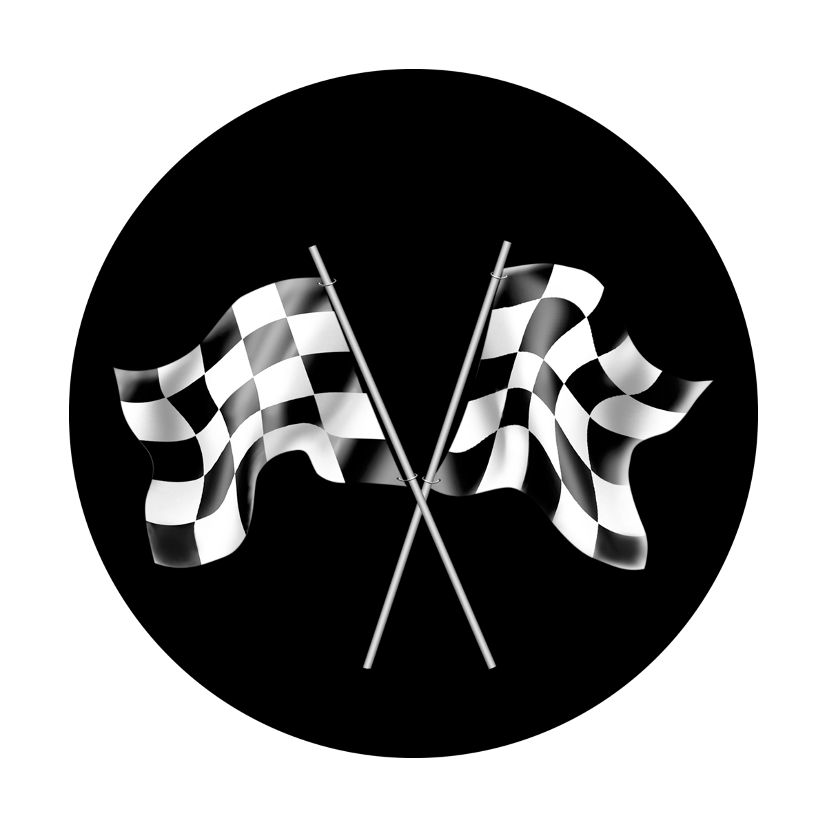 B&W Gobo | Racing Flag